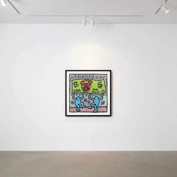 Keith Haring - Andy Mouse 3, 1986, Silkscreen