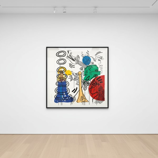 Keith Haring - Apocalypse 5 (Littmann PP. 105), 1988, Silkscreen