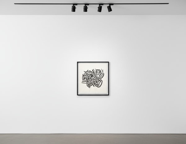 Keith Haring - Bad Boys 3 (Littmann PP. 58), 1986, Silkscreen