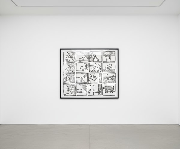 Keith Haring - Blueprint Drawing 11 (Littmann PP. 180), 1990, Silkscreen