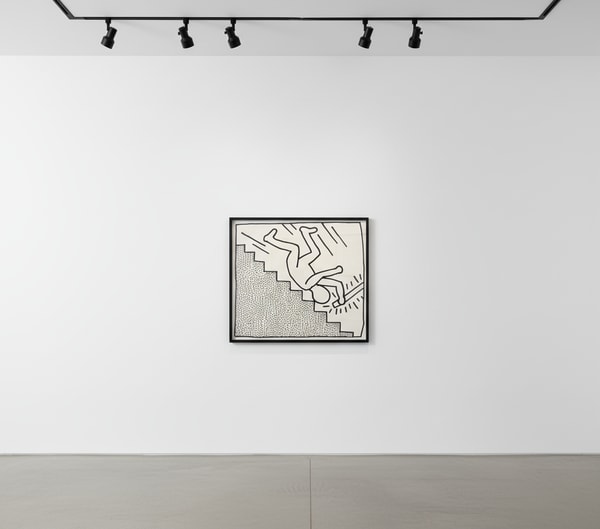 Keith Haring - Blueprint Drawing 16 (Littmann PP. 183), 1990, Silkscreen