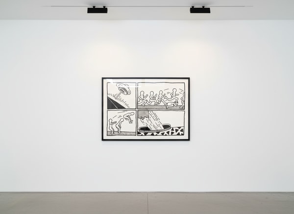 Keith Haring - Blueprint Drawing 3 (Littmann PP. 176), 1990, Silkscreen