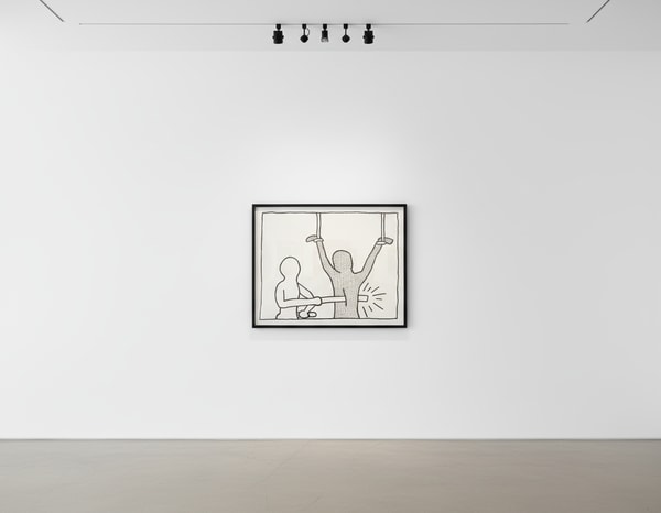 Keith Haring - Blueprint Drawing 7 (Littmann PP. 178), 1990, Silkscreen