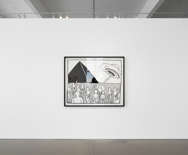 Keith Haring - Blueprint Drawing 8 (Littmann PP. 179), 1990, Silkscreen