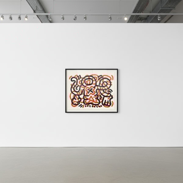 Keith Haring - Ludo 3 (Littmann PP. 46), 1985, Lithograph