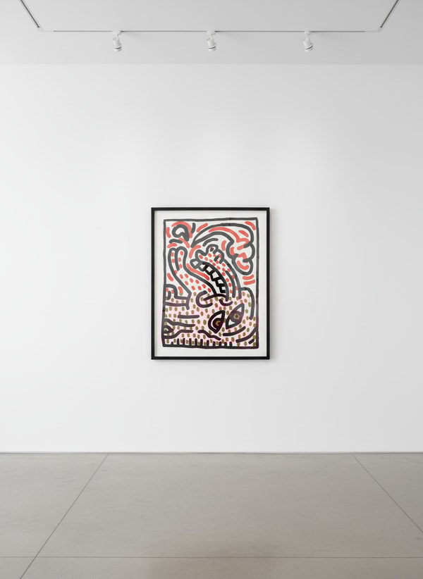 Keith Haring - Ludo 4 (Littmann PP. 47), 1985, Lithograph