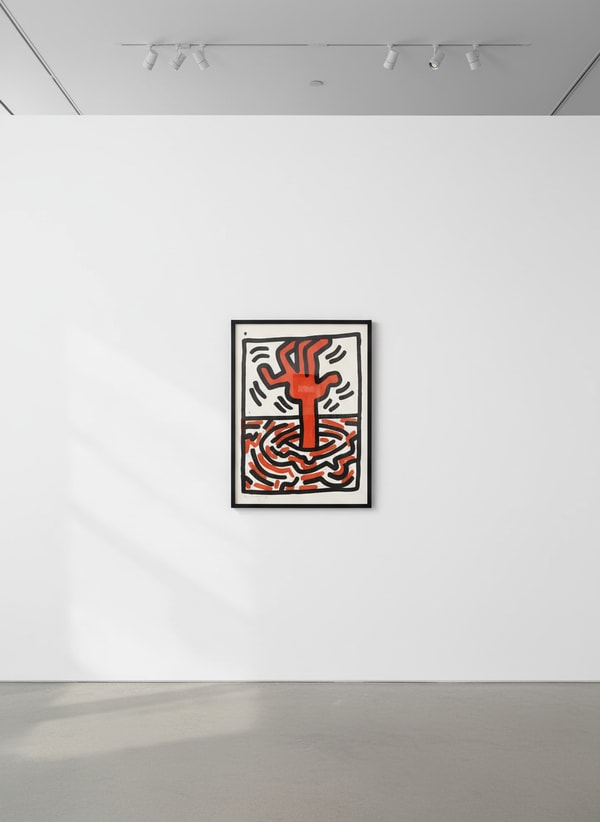 Keith Haring - Ludo 5 (Littmann PP. 47), 1985, Lithograph