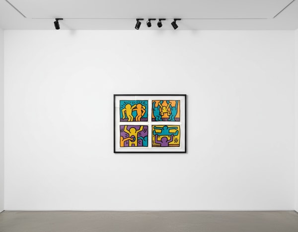 Keith Haring - Pop Shop I (Littmann PP. 82 - 83), 1987, The complete set of four silkscreens