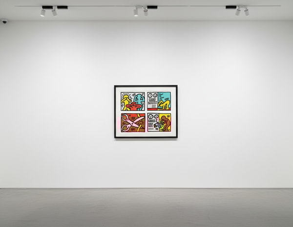 Keith Haring - Pop Shop Quad III (Littmann PP. 142), 1989, Silkscreen