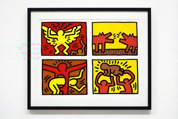 Keith Haring - Pop Shop Quad IV (Littmann PP. 142), 1989, Silkscreen