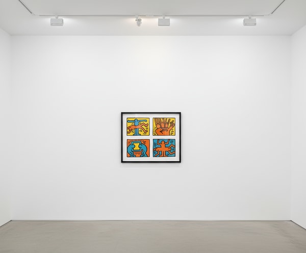 Keith Haring - Pop Shop Quad VI (Littmann PP. 143), 1989, Silkscreen