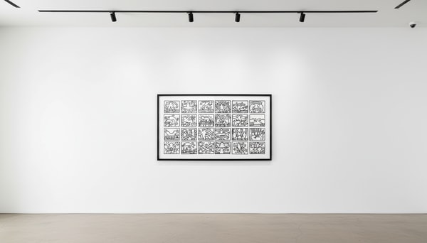 Keith Haring - Retrospect (Littmann PP. 118-119), 1989, Silkscreen