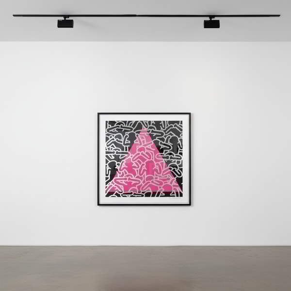 Keith Haring - Silence = Death (Littmann PP. 152), 1989