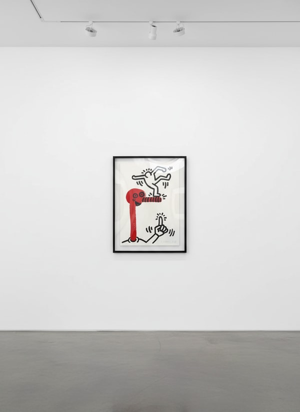 Keith Haring - The Story of Red and Blue 1 (Littmann PP. 129), 1989, Lithograph
