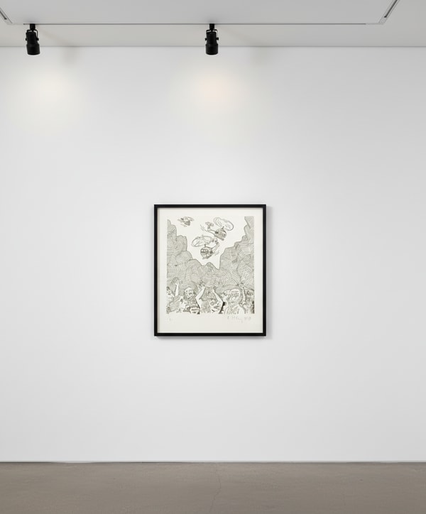 Keith Haring - The Valley 12 (Littmann PP. 140), 1989, Etching