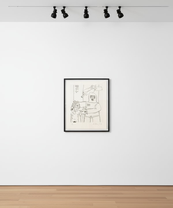 Keith Haring - The Valley 14 (Littmann PP. 141), 1989, Etching