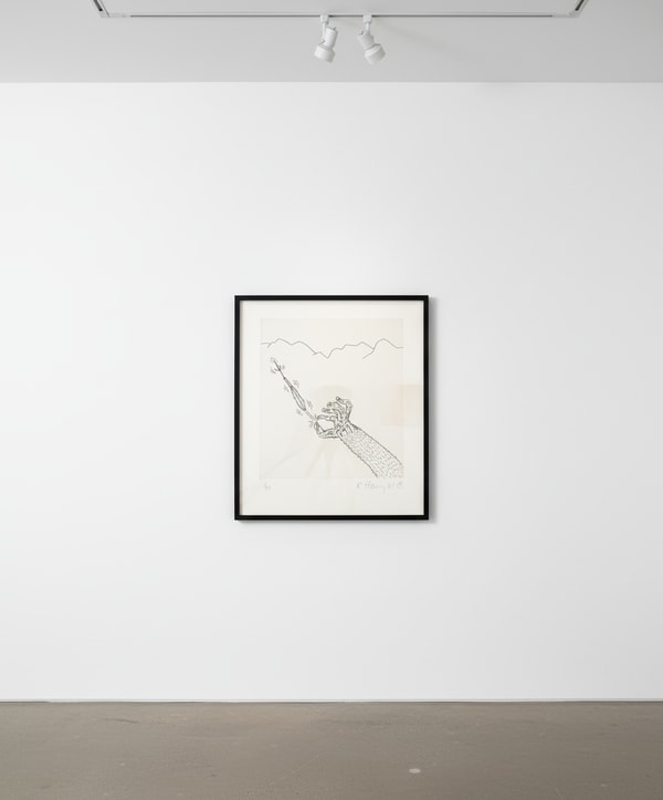 Keith Haring - The Valley 3 (Littmann PP. 137), 1989, Etching