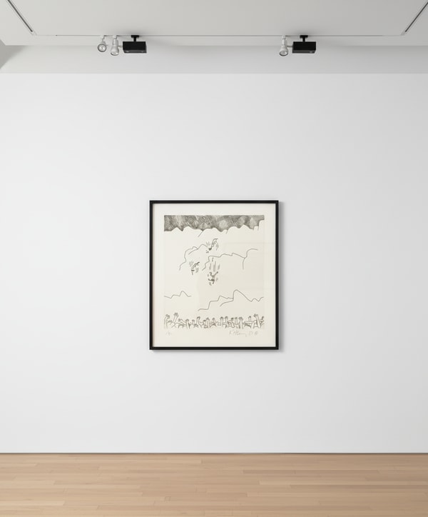 Keith Haring - The Valley 4 (Littmann PP. 138), 1989, Etching