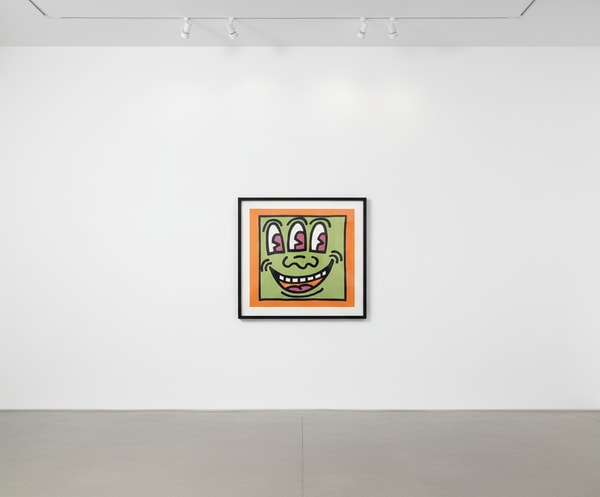 Keith Haring - Three Eyed Monster, from Icons (Littmann PP. 171), 1990, Silkscreen with embossment