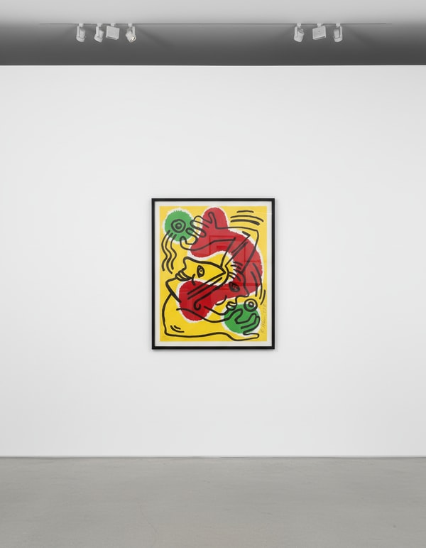 Keith Haring - Untitled (4 United Nations International Volunteer Day) (Littmann PP. 93), 1988, Lithograph