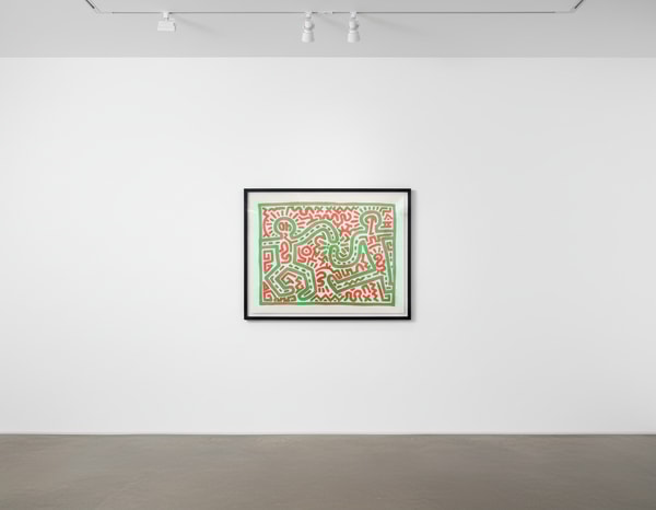Keith Haring - Untitled (Littmann PP. 29), 1983, Woodcut