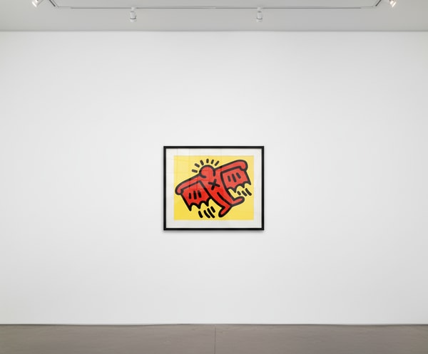 Keith Haring - X Man, from Icons (Littmann PP. 171), 1990, Silkscreen with embossment