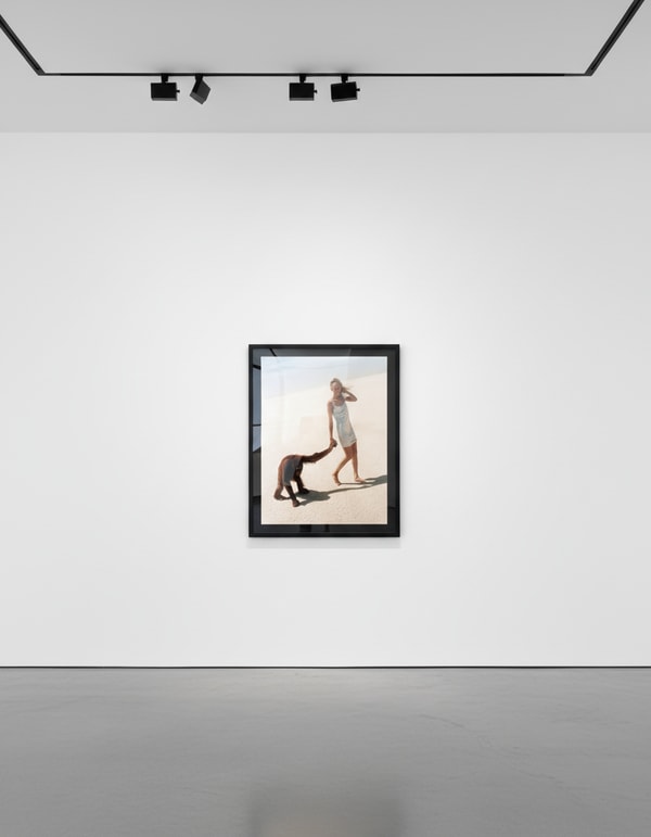 Michel Comte - Beauty and the Beast (Orangutan III), Archival pigment print