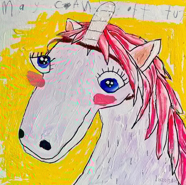 Nathan Paddison - May Can Offer, 2024, Mixed media on canvas