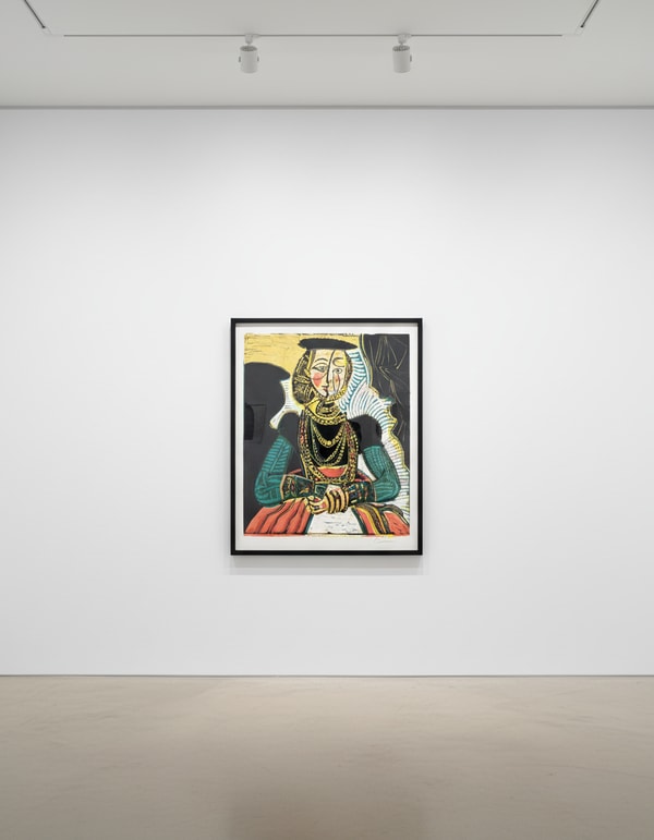 Pablo Picasso - Buste de Femme d'après Cranach le Jeune, (Bloch 859), 1958, Linocut on Arches Paper
Signed and numbered