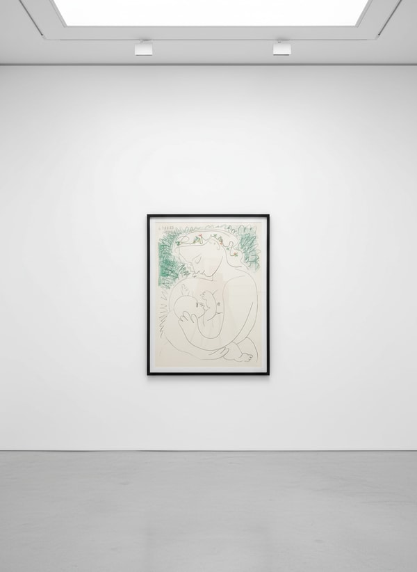 Pablo Picasso - Grand Maternite, 1963, Lithograph on Arches wove paper
Signed in the litho stone