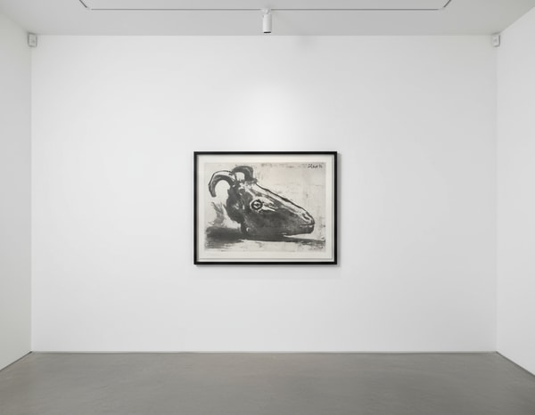 Pablo Picasso - Le Crane de Chevre, 1952, Sugar-lift aquatint
Signed and numbered