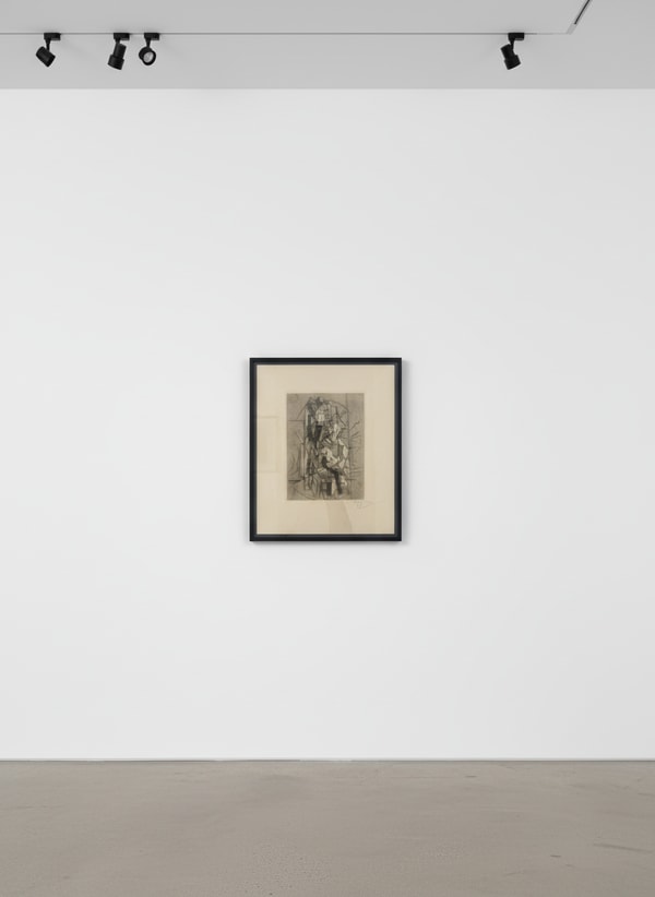 Pablo Picasso - L'Homme à la Guitare, 1915-29, Aquatint and etching on Japon paper
Signed