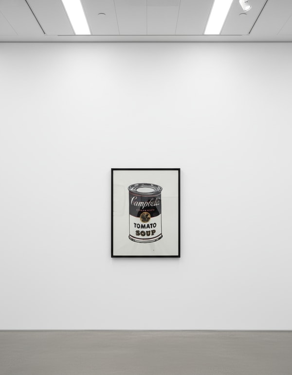 Richard Pettibone - Andy Warhol Campbell’s Soup Can, 1987, Signed, titled and dated “Andy Warhol, Campbell's Soup Can, 196...