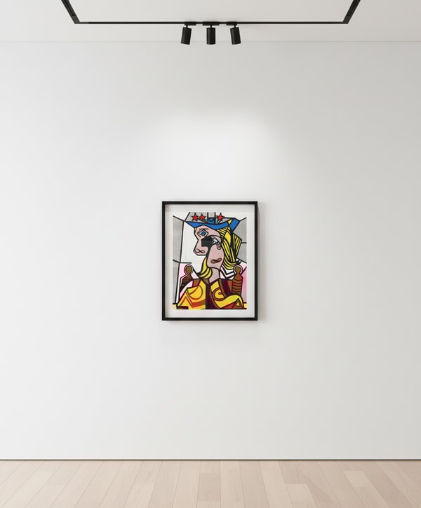 Richard Pettibone - Roy Lichtenstein, Woman with Flowered Hat, 1963, 1970, Acrylic and silkscreen on canvas