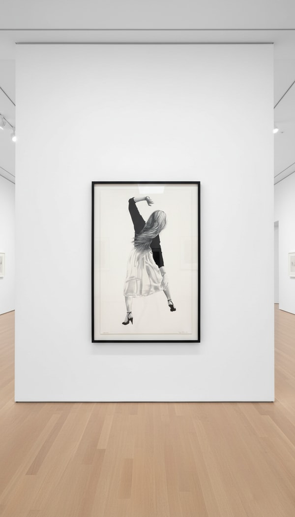 Robert Longo - Anne, 1985, Lithograph