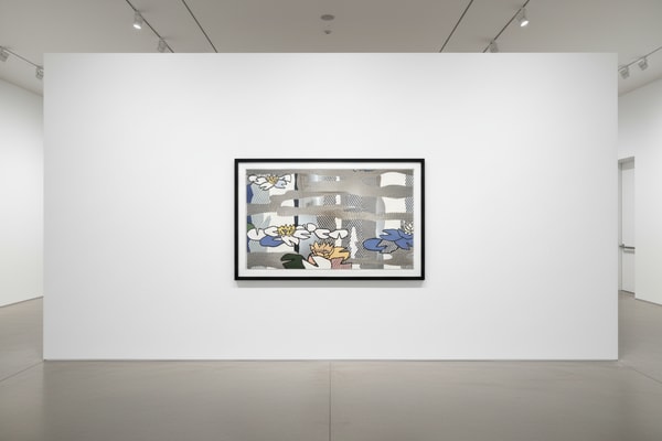 Roy Lichtenstein - Water Lily Pond with Reflections (C.264), 1992, Screen printed enamel and swirled stainless steel