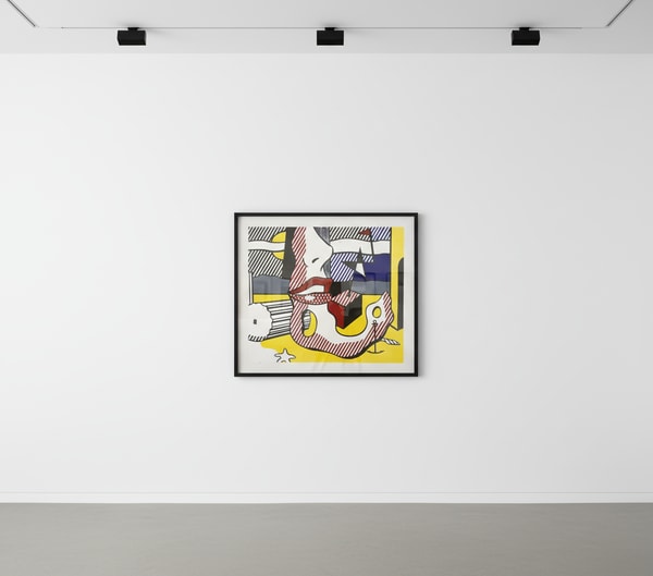 Roy Lichtenstein - A Bright Night, Surrealist Series, (C. 155), 1978, Screen print