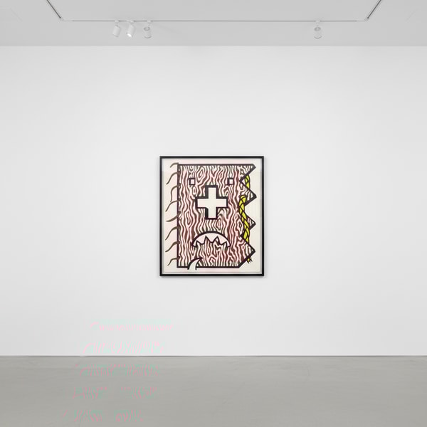 Roy Lichtenstein - American Indian Theme IV (C. 163), 1990, Woodcut and lithograph