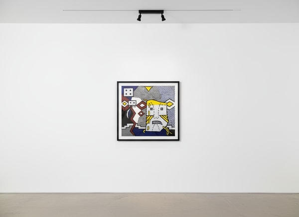 Roy Lichtenstein - American Indian Theme V (C. 164), 1980, Woodcut