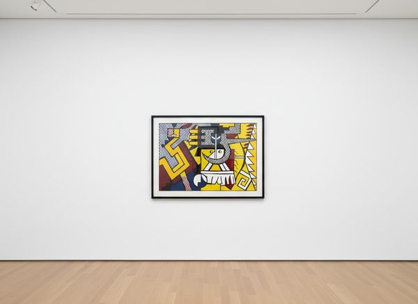 Roy Lichtenstein - American Indian Theme VI (C. 165), 1980, Woodcut