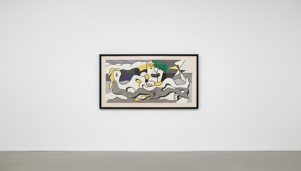 Roy Lichtenstein - At The Beach (C. 156) , from The Surrealist Series, 1978, Lithograph on Arches 88 paper