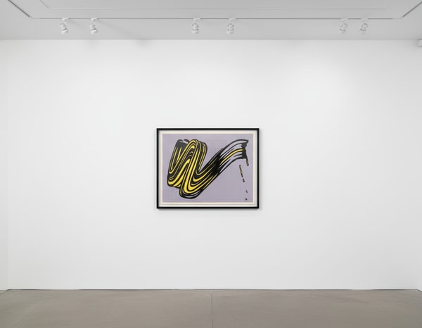 Roy Lichtenstein - Brushstroke (C. II 5), 1965, Screen print