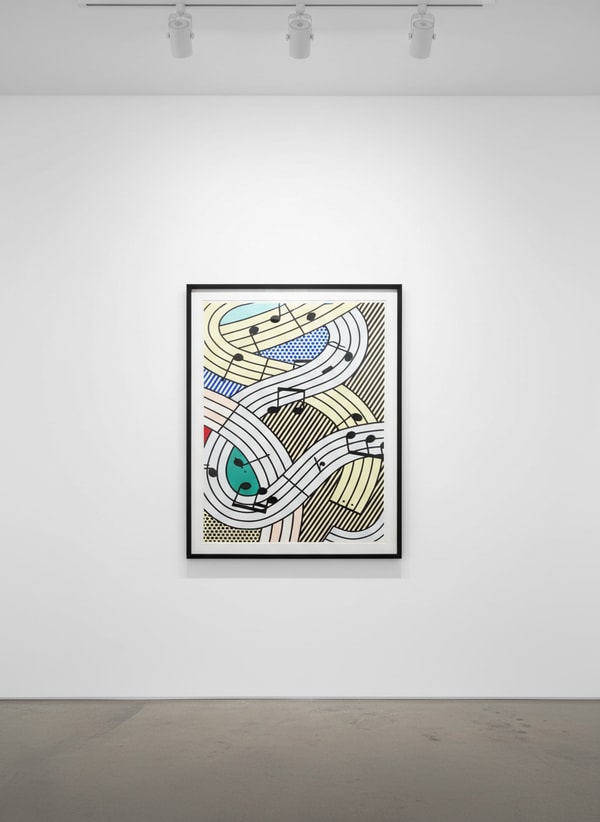 Roy Lichtenstein - Composition III (C. 299), 1996, Silkscreen