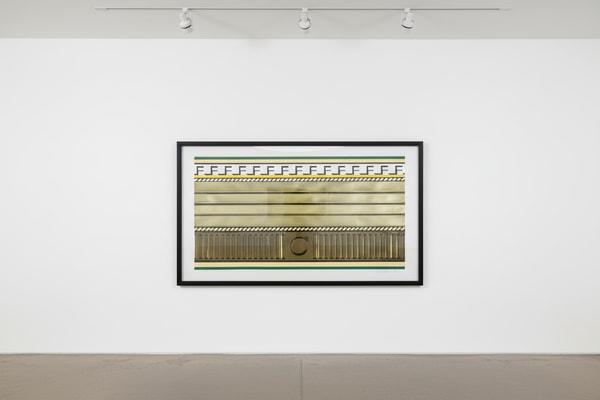 Roy Lichtenstein - Entablature III (C. 140), 1976, Screen print and collage with embossing