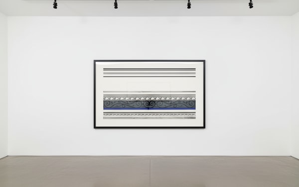 Roy Lichtenstein - Entablature IX (C. 146), 1976, Screen print, lithograph and collage with embossing