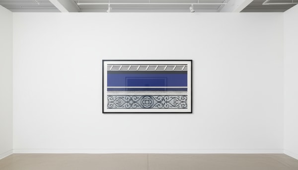 Roy Lichtenstein - Entablature V (C. 142), 1976, Screen print , lithograph and collage with embossing
