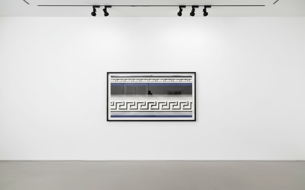 Roy Lichtenstein - Entablature VII (C. 144), 1976, Screen print and collage with embossing