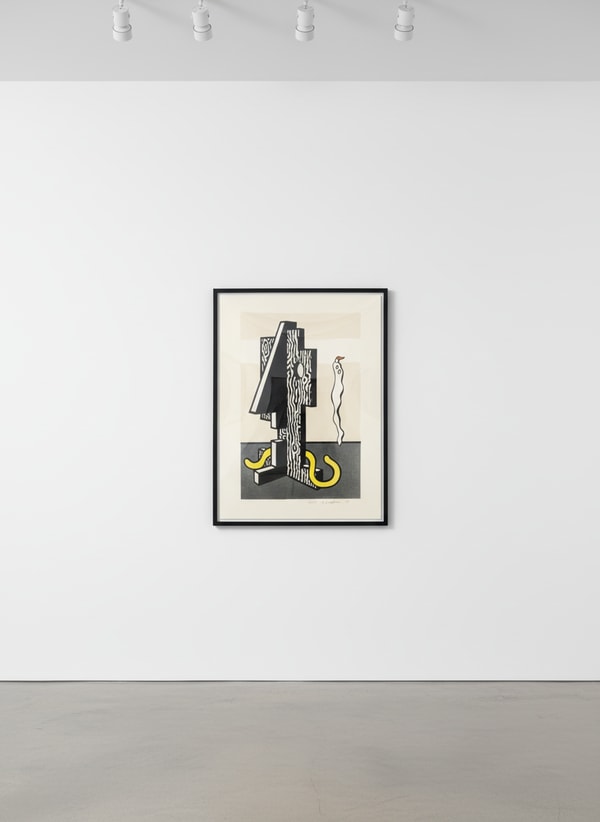 Roy Lichtenstein - Figures , from Surrealist Series (C. 157), 1978, Lithograph in colors on Arches 88 paper