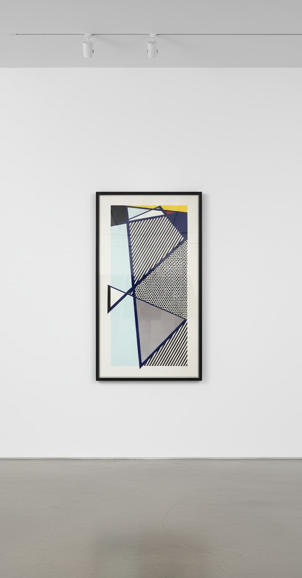 Roy Lichtenstein - Imperfect for Brooklyn Academy of Music (C. 218), 1987, Woodcut and screen print