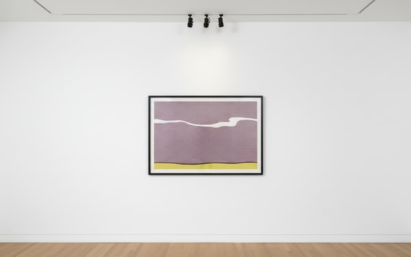 Roy Lichtenstein - Landscape 1 (C. 51), 1967, Screen print with chromogenic photographic print collage